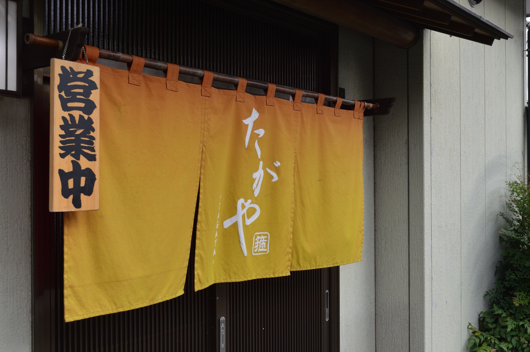 茨城県 ひたちなか市 魚の美味しい店 たがや 暖簾