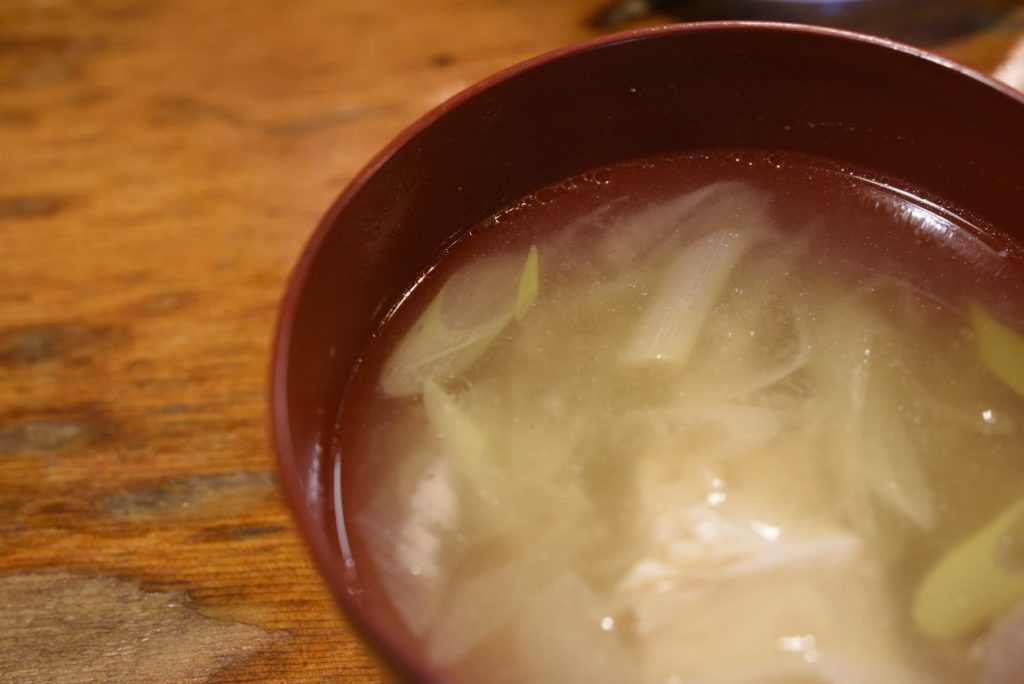 鮨幸 1 味噌汁